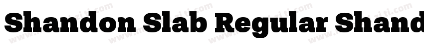Shandon Slab Regular Shandon Sl字体转换